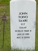 Sgt John Toivo Saari