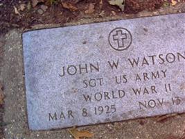 Sgt John W Watson