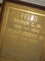 Sgt Joseph W Felts Sgt Joseph W Felts