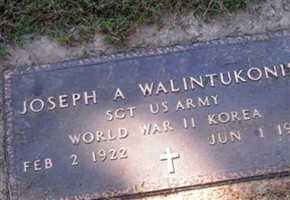Sgt Joseph "Wally" Walintukonis