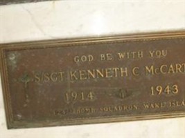 Sgt Kenneth C McCarthy Sgt Kenneth C McCarthy