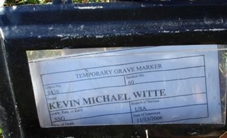 Sgt Kevin Michael Witte Sgt Kevin Michael Witte