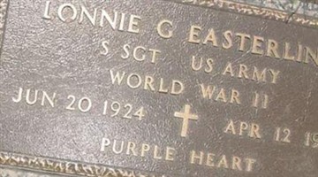 Sgt Lonnie G. Easterling Sgt Lonnie G. Easterling