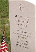 Sgt Marion Grimes Jones