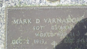 Sgt Mark Douglas Varnadore, Jr Sgt Mark Douglas Varnadore, Jr