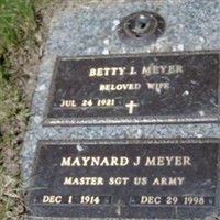 Sgt Maynard J. Meyer Sgt Maynard J. Meyer