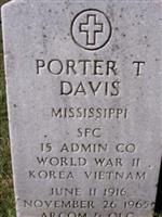 Sgt Porter Thad Davis