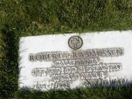 Sgt Robert L. Rasmussen Sgt Robert L. Rasmussen