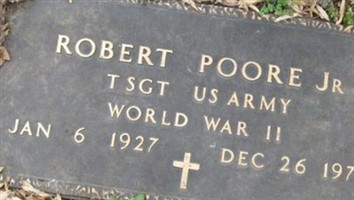Sgt Robert Poore, Jr