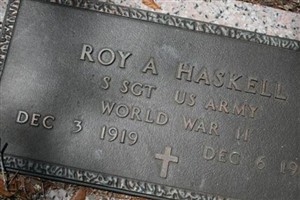 Sgt Roy Adair Haskell Sgt Roy Adair Haskell
