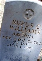 Sgt Rufus C Williams