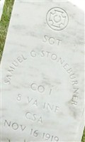 Sgt Samuel G. Stoneburner