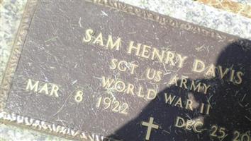 Sgt Samuel Henry Davis