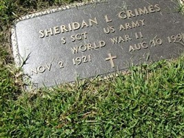 Sgt Sheridan L Grimes