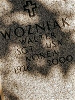 Sgt Walter Wozniak Sgt Walter Wozniak