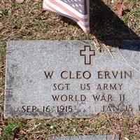 Sgt William Cleo Ervin