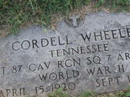 Sgt William Cordell Wheeler