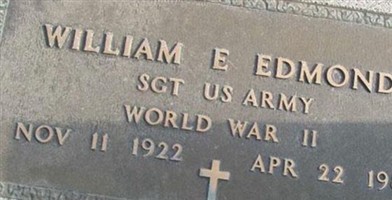 Sgt William E. Edmonds Sgt William E. Edmonds