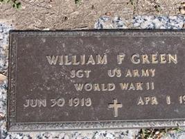 Sgt William F Green