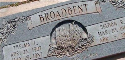 Sheldon Ray Broadbent, I Sheldon Ray Broadbent, I