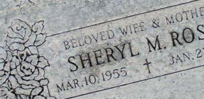 Sheryl M Ross Sheryl M Ross
