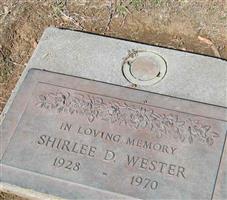 Shirlee D Wester