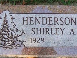 Shirley A Henderson