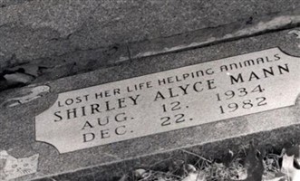 Shirley Alyce Mann Shirley Alyce Mann