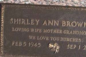 Shirley Ann Watson Browning