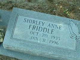 Shirley Anne Friddle Shirley Anne Friddle