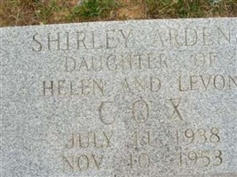 Shirley Ardena Cox Shirley Ardena Cox