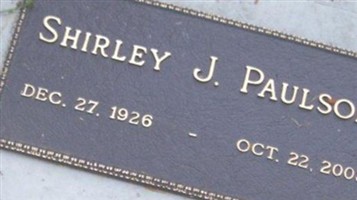 Shirley J. Thurmond Paulson Shirley J. Thurmond Paulson