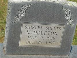 Shirley Mae Sheets Middleton