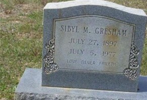 Sibyl M Gresham