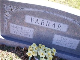 Sid B Farrar Sid B Farrar