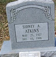 Sidney A Atkins Sidney A Atkins