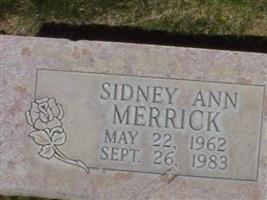 Sidney Ann Merrick