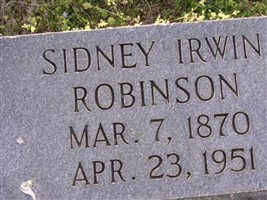 Sidney Irwin Robinson Sidney Irwin Robinson
