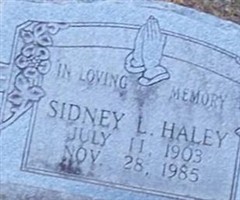 Sidney L. Haley Sidney L. Haley