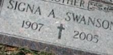Signa Alvilda Swanson Signa Alvilda Swanson