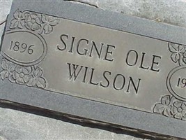 Signe Ole Wilson Signe Ole Wilson