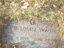 Sigrid Louise Norve Swanson Sigrid Louise Norve Swanson