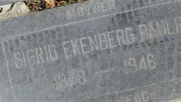 Sigrid Margarety Ekenberg Bauer Sigrid Margarety Ekenberg Bauer