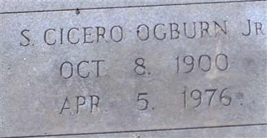 Sihon Cicero Ogburn, Jr Sihon Cicero Ogburn, Jr