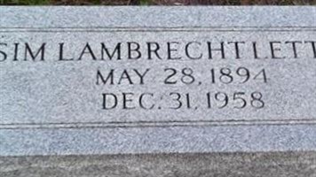 Sim Lambrecht Lett, Sr