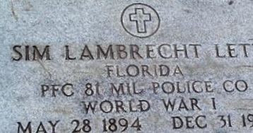 Sim Lambrecht Lett, Sr