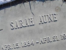 Sirena "Sarah Anne" Wollan Aune