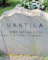 Sisko Marja-Liisa Mantila Sisko Marja-Liisa Mantila