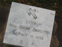 Sister Anne Miriam Zimmerman