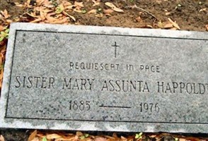 Sister Mary Assunta Happoldt Sister Mary Assunta Happoldt